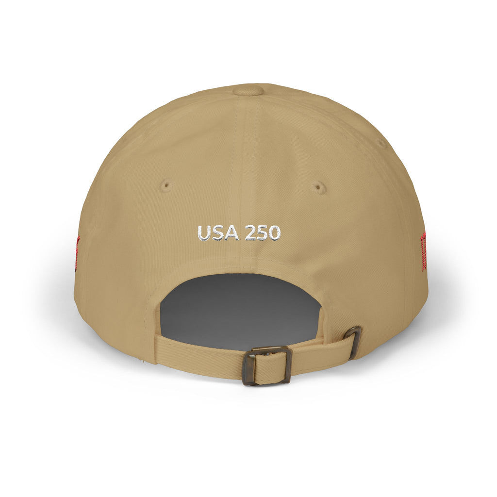Patriotic Dad Cap – Distressed American Flag Embroidered Baseball Hat