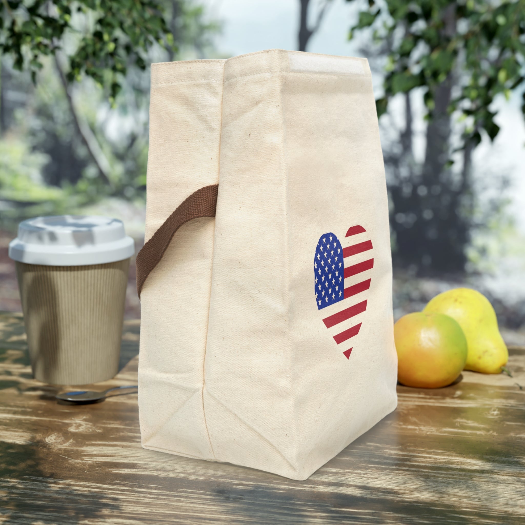 Bold Expressions — Canvas Lunch Bag