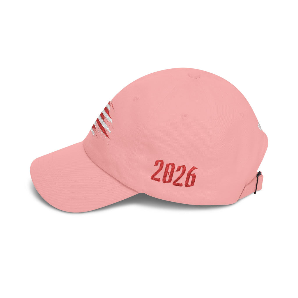 Patriotic Dad Cap – Distressed American Flag Embroidered Baseball Hat