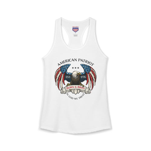American Patriot Born & Bred Racerback Tank