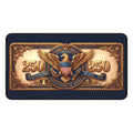 America 250 Patriotic Desk Mat | Vintage Eagle Seal Mouse Pad | 1776–2026 Anniversary Desk Accessory