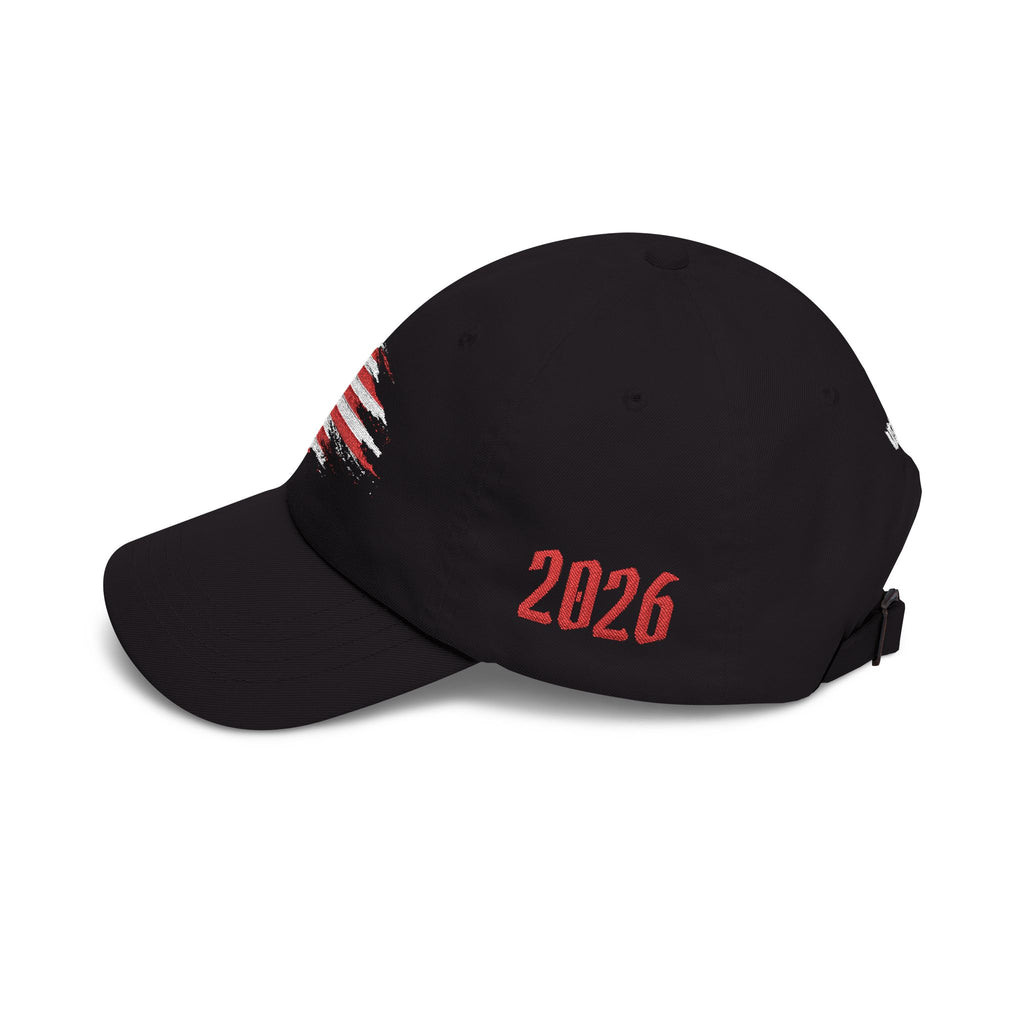Patriotic Dad Cap – Distressed American Flag Embroidered Baseball Hat
