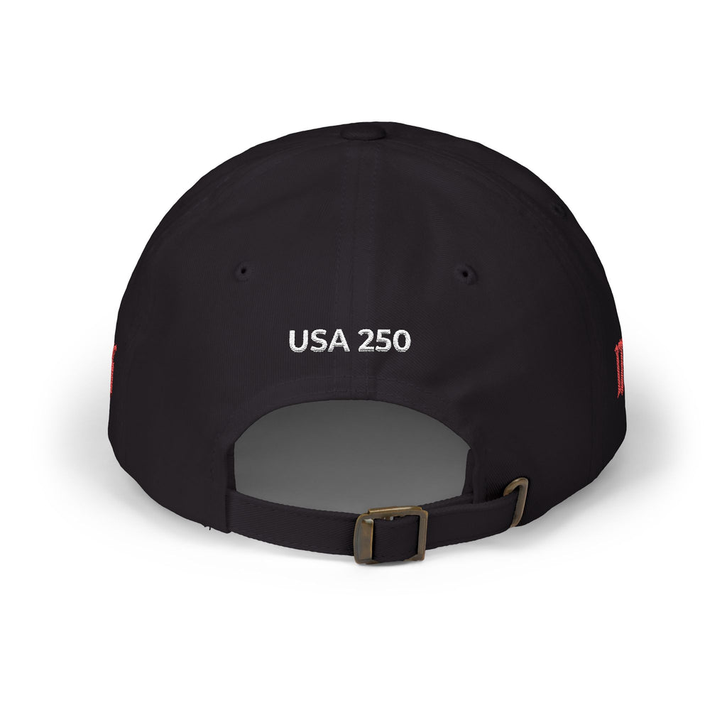 Patriotic Dad Cap – Distressed American Flag Embroidered Baseball Hat