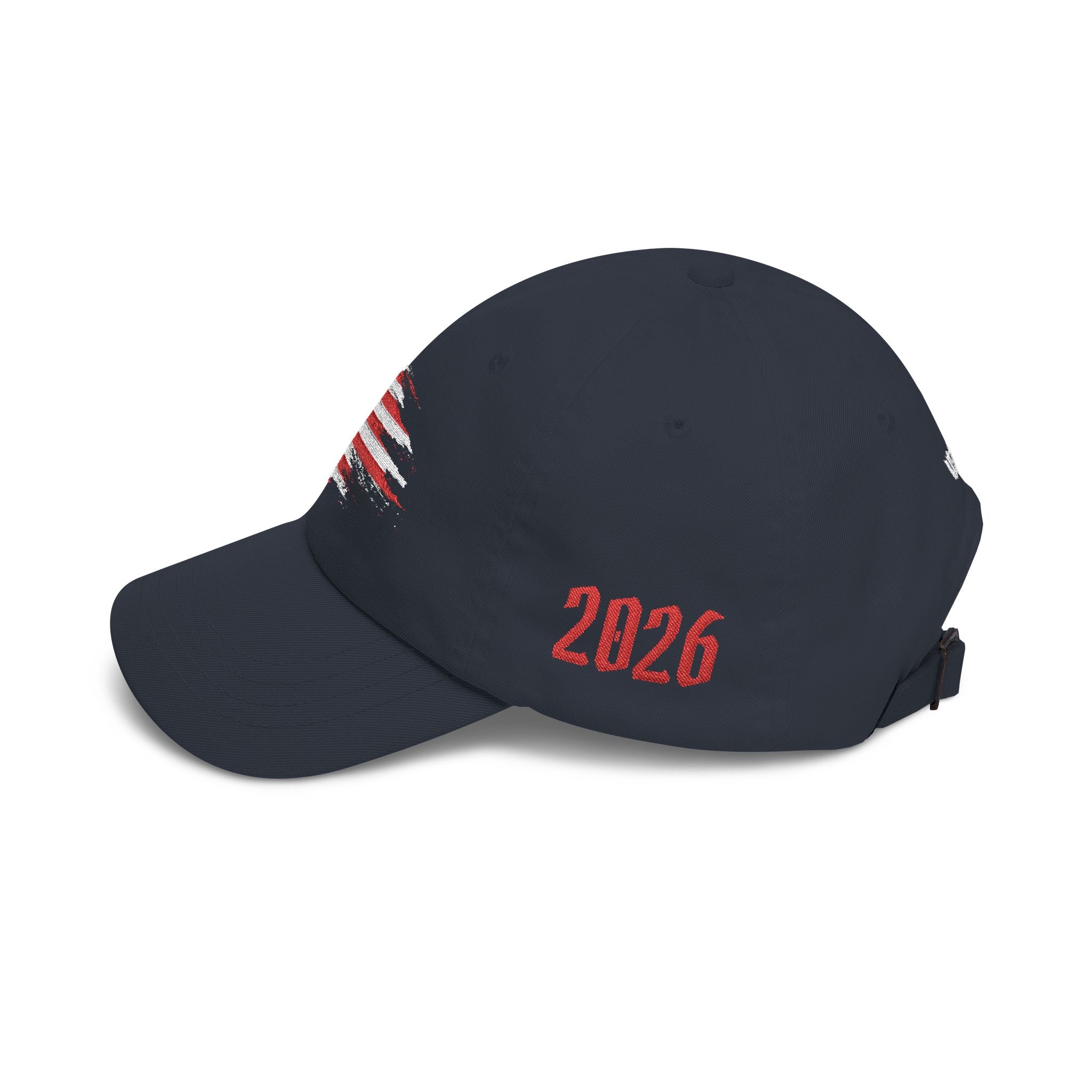 Patriotic Dad Cap – Distressed American Flag Embroidered Baseball Hat
