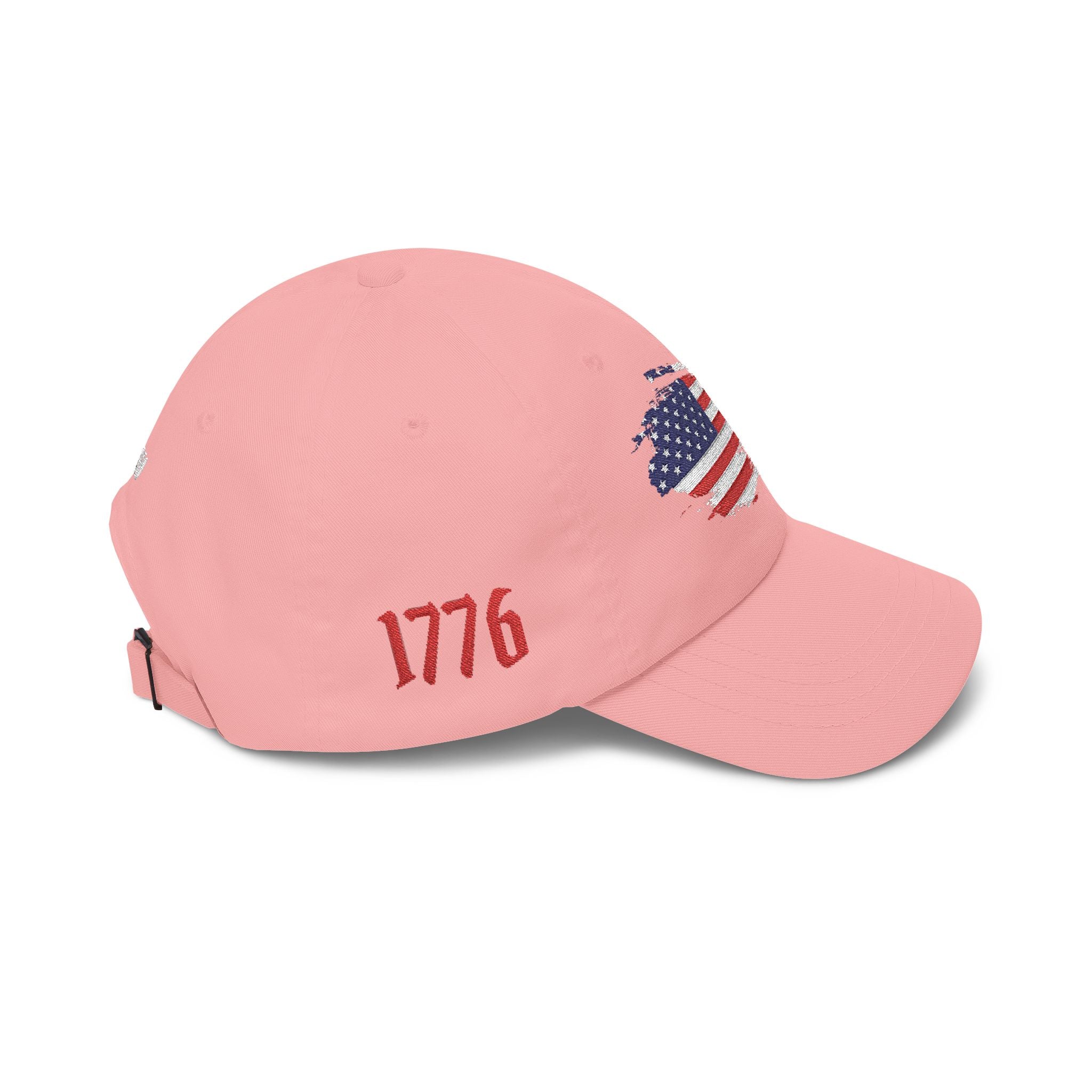 Patriotic Dad Cap – Distressed American Flag Embroidered Baseball Hat