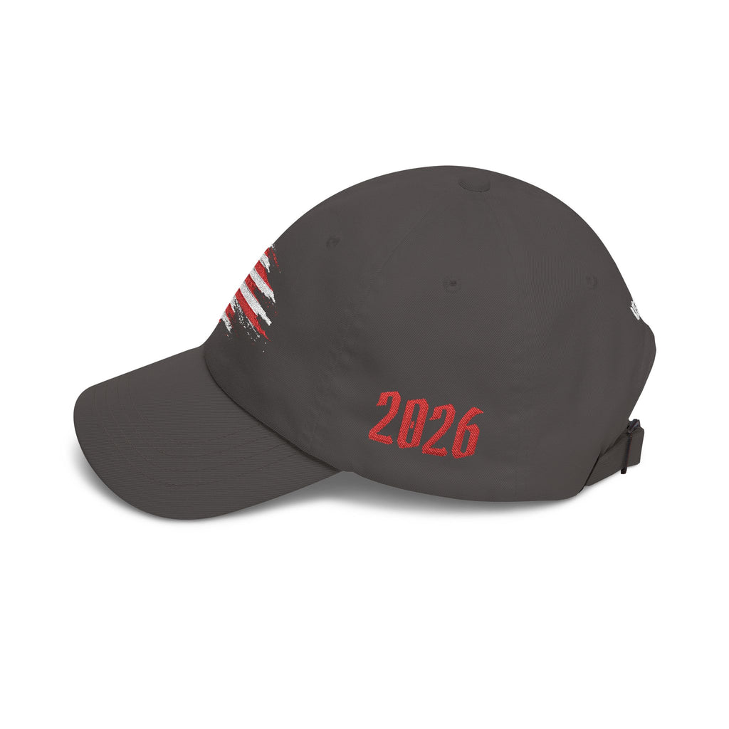 Patriotic Dad Cap – Distressed American Flag Embroidered Baseball Hat
